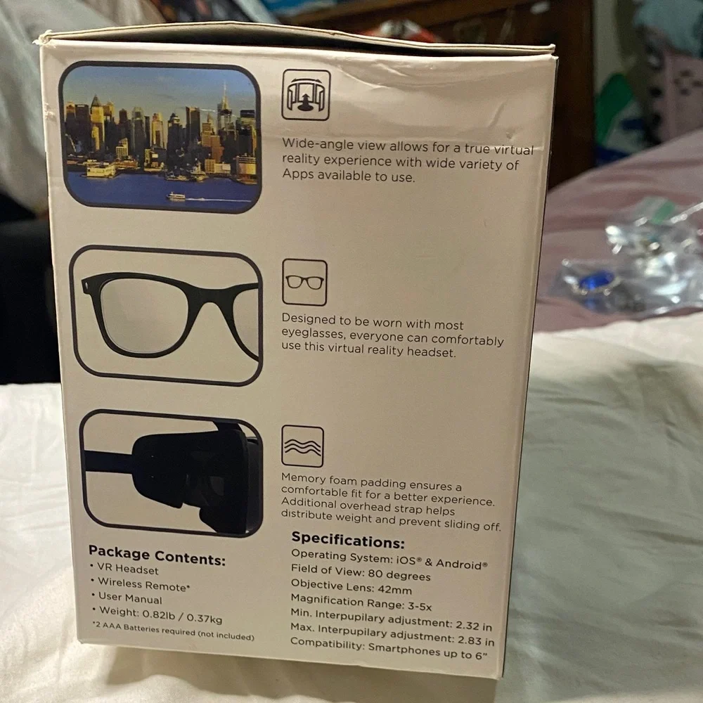 Hype Cynoculars VR Headset with Remote - Black
